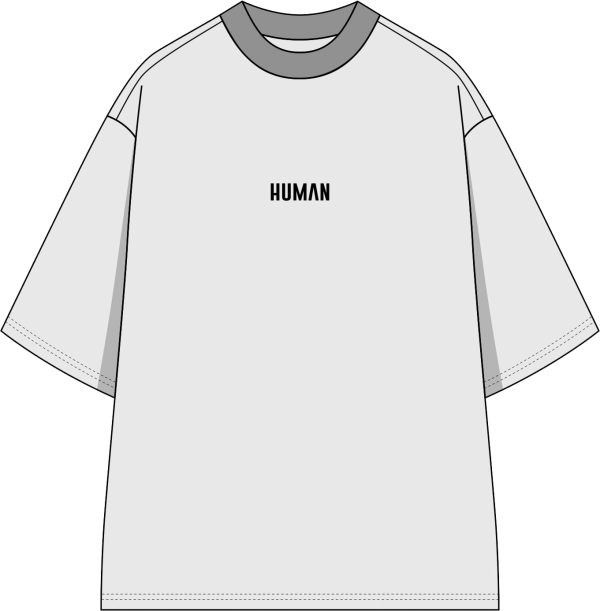 Тениска HUMVN - Бяла